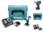 Akumuliatorinis smūginis atsuktuvas Makita DTD 155 RF1J 18 V Li-Ion Makpac + 1 x BL1830 3,0 Ah baterija + 1 x DC 18 RC įkroviklis