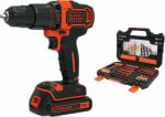 Black & Decker suktuvas UDAR.18V BDCHD18S1A +104 ACC 1x1,5Ah