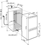 LIEBHERR ICBNd 5173 Peak BioFresh NoFrost Įmontuojamas šaldytuvas-šaldiklis