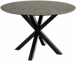 Dining table HEAVEN D119xH75,5cm, juodas