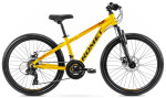 Miesto dviratis Romet Rambler DIRT 24", geltonas