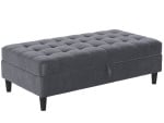 Pufas Loft24 Ottoman, pilkas