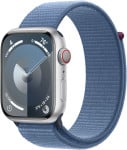 Apple Watch Series 9 45mm Silver Aluminum/Winter Blue Sport Loop