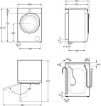 Skalbimo mašina Electrolux EW6FN528S, 8kg, balta