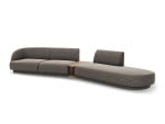 Modulinė sofa Micadoni Miley, ruda