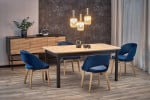 FLORIAN table artisan oak/juodas