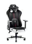 Žaidimų kėdė Diablo X-Player 2.0 Gaming Chair Normal, Juoda-balta