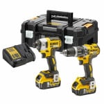 Įrankių rinkinys DeWalt DCK266P2T-QW (DCD796 + DCF887); 18 V; 2x5,0 Ah akum.