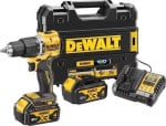 Smūginis suktuvas-gręžtuvas DeWalt DCD100YM2T; 18 V; 2x4,0 Ah akum.