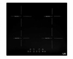 Induction cooktop LI-A23511 4 zones 7400 W Juodas