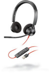 Plantronics POLY Blackwire 3320 BW3320-M USB-A Ausinės