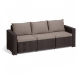 Sofa Keter California, ruda/pilka