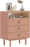 Sideboard IRIS 80x40xH100cm, pink