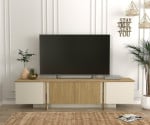 TV stalas Sion - Cream, Walnut