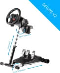 WheelStandPro Wheel Stand Pro V2 Deluxe Wheel Stovas, skirtas Logitech G25 / G27 / G29 / G920 / G923