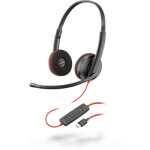 Poly Blackwire C3220 Red