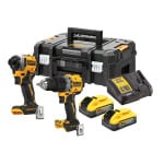 Dewalt COMBO KOMPLEKTAS 18V SMOGTUVĄ DCD805 + POSŪKIO KAMPĄ DCF850 2x5,0Ah POWERSTACK DCK2050H2T