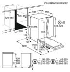 Įmontuojama indaplovė Electrolux EES47310L