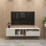 TV stalas Mistico (180) - White, Gold