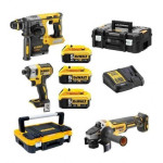 Akumuliatorinis įrankių rinkinys 18V 3x5Ah DeWalt DCK305P3T-QW