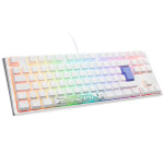 Ducky One 3 Classic Pure Baltas TKL klaviatūra žaidimams, RGB LED – MX–Raudona – DE išdėstymas