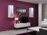 Cama Living room cabinet set VIGO 8 baltas gloss