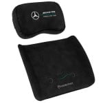 Žaidimų kėdės pagalvėlių rinkinys Noblechairs Mercedes-AMG Petronas F1 TeamMemory Foam Cushion Set, tinka EPIC/ICON/HERO, Juoda