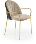 K500 chair, beige / juodas