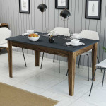 Kalune Design Pietų stalas Milan 513 - Walnut, Anthracite