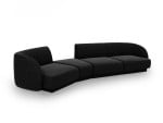 Modulinė sofa Micadoni Miley, juoda