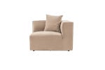 Sofa Asir Sora 1R v2, ruda