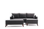 Minkštas kampas Asir Bella Mini Corner Sofa Right, pilkas