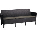 Sofa Keter Salemo, ruda/pilka