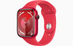 Apple Watch Series 9 GPS + Cellular 41mm (PRODUCT)RED Aluminium Case with (PRODUCT)RED Sport Band - S/M - MRY63ET/A