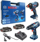 BOSCH SET 18V POVEIKIS GDX 180-LI + GRĄŽAS / GRĄŽAS GSR 180-LI 2x1,5Ah