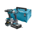 Įrankių rinkinys Makita DLX2339JX1 (DDF482 + DTD156); 18 V; 3x5,0 Ah akum.