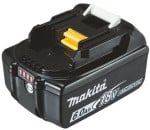 Akumuliatorius Makita BL1860B; 18 V; 6,0 Ah; Li-ion