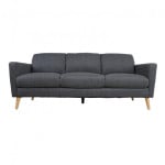 Sofa Home4you Kaili, 83x200x84 cm, pilka