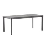 Table CARVES 180x90xH75cm, anthracite