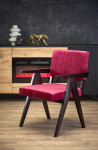 Fotelis MEMORY chair, ebony / maroon Monolith 59