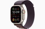 Apple Watch Ultra 2 GPS + Cellular, 49mm Titanium Case with Indigo Alpine Loop - Large MREW3UL/A