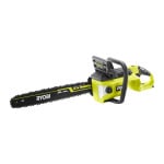 Akumuliatorinis grandininis pjūklas Ryobi RY36CSX40B-160P, 36 V, 6,0 + 4,0 Ah, 40 cm