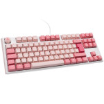 Ducky One 3 Gossamer TKL Rožinė klaviatūra žaidimams – MX–Mėlyna – DE išdėstymas