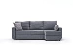 Kampinė sofa-lova Ece Right, pilka