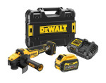 Kampinis šlifuoklis DeWalt DCG409VST1-QW; 18 V; 1x6,0 Ah akum.