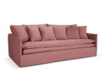 Sofa Micadoni Boho, 223x106x89 cm, rožinė