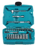 Terkšlės ir sukimo galvų rinkinys 1/4" Makita B-65567, 34 vnt