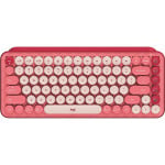 Logitech POP Keys Wireless Mechanical Emoji, RUS, heartbreaker pink - Wireless keyboard