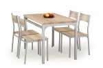 MALCOLM table + 4 chairs color: sonoma oak