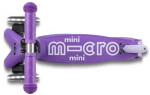 Micro folding scooter Mini DELUXE LED Violetinė